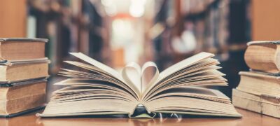 Image: An open book