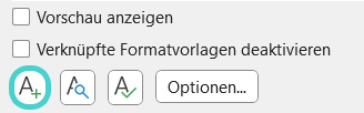 Word: Neue Formatvorlage erstellen
